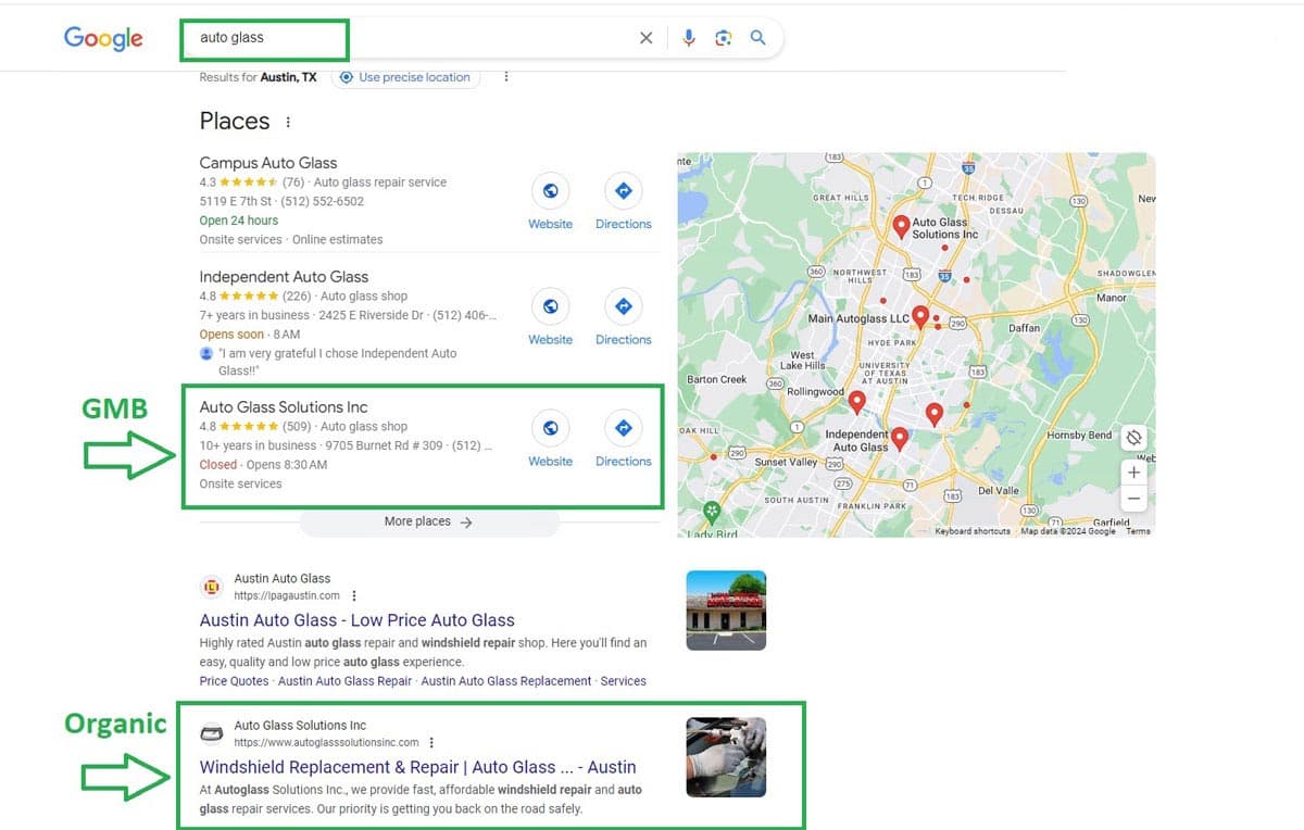 Organic Lead Generation for Auto Glass Companies